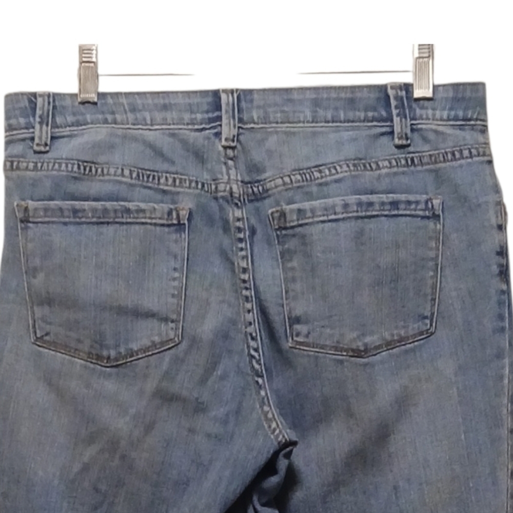 St. John's Bay - Straight Leg Blue Jeans, 5 Pocket Style, Belt Loops, Button... - Picture 5 of 5
